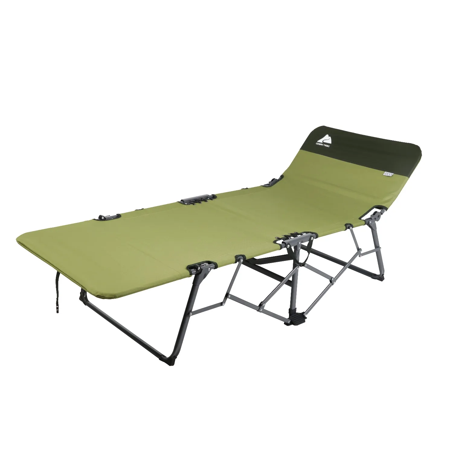 

Ozark Trail Adult Quick Fold Speedy Camp Cot, Green, 79"x 33" x 16"