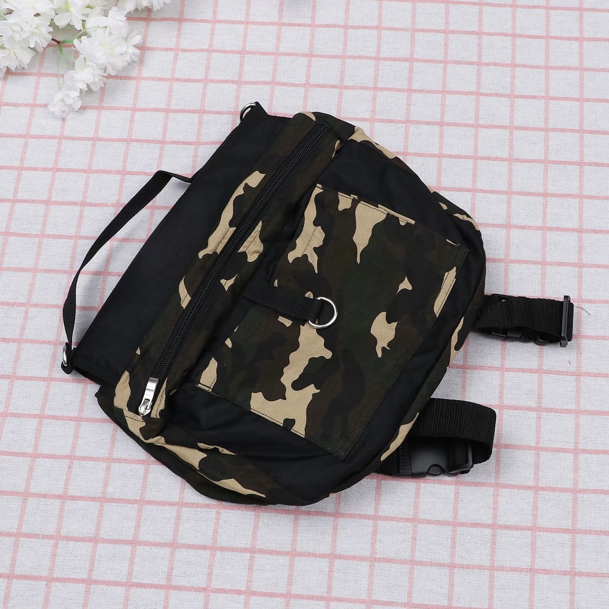 

Medium Large Dog Puppy Backpack Portable Outdoor Breathable Hound Pack for Travel Camping Hiking Size