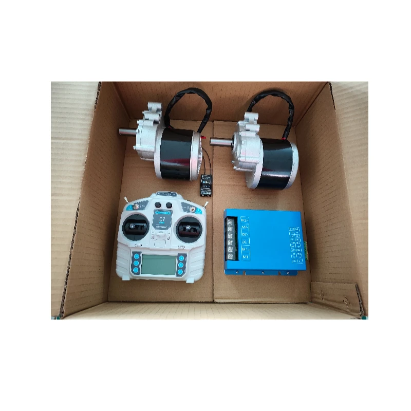 

24V 250W DC brushed motor kit with driver LKDS48502 50A, 75RPM, for lawnmowers