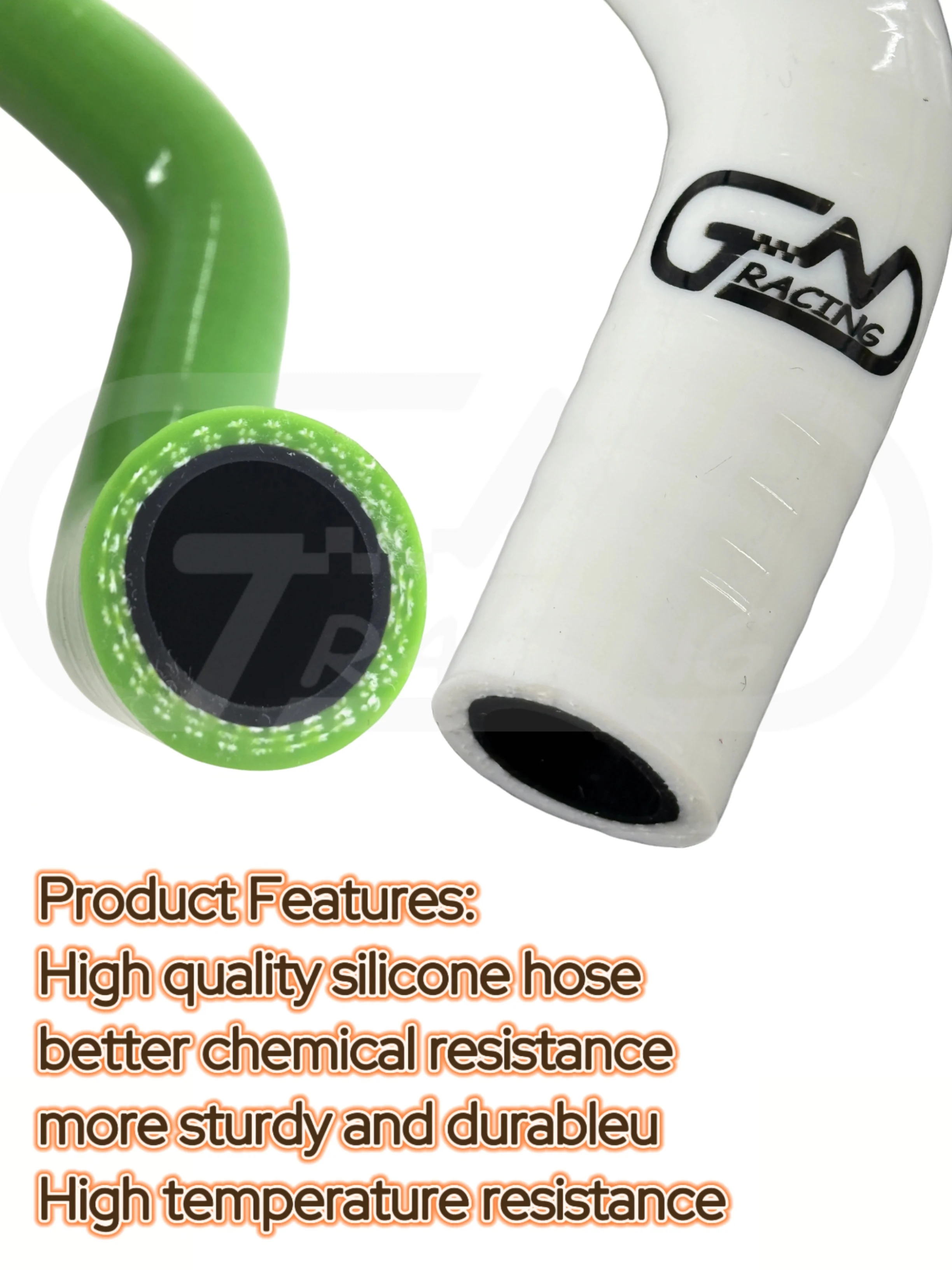 مجموعة خرطوم المبرد من السيليكون لسباق JN لسوبارو امبريزا GC8 EJ20 2.0 STi، WRX، UK Vers 1&2 ~`96 2 قطعة #4