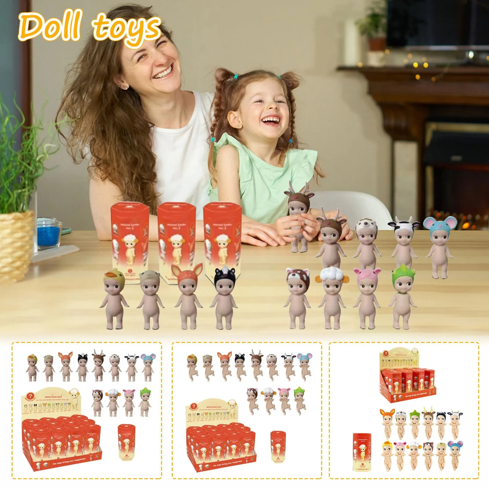 كشف العوالم الغامضة للعجائب المجنحة تمثال الملاك المثير للاهتمام في المفاجأة صندوق أعمى الملاك السائكين سلسلة الحلم الشكل