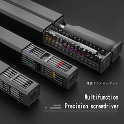 Set di cacciaviti Punte per cacciavite magnetiche di precisione 8 32 43 46 in 1 Mini strumento di riparazione per orologi per telefoni elettrodomestici