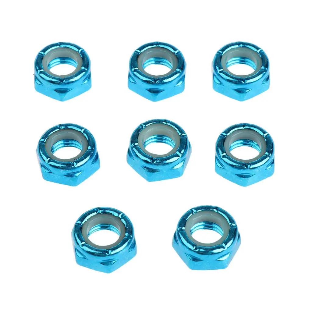 Tuercas de tornillo para monopatín y camión, accesorios de Hardware para Longboard, 8 piezas