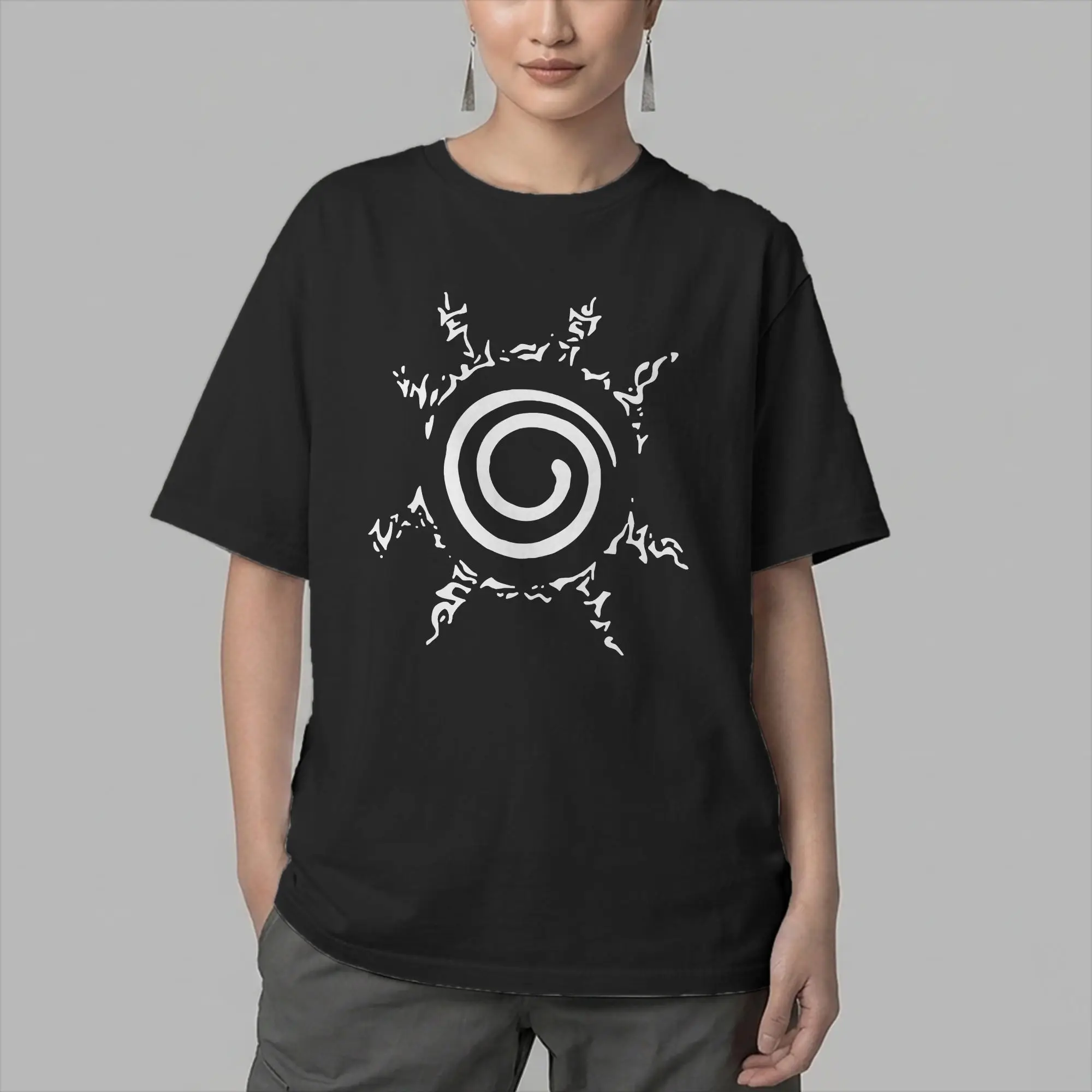 Funny Naruto T-Shirt Men Round Neck Cotton T Shirt Shinobi Akatsuki Kakashi Sasuke Itachi Symbol Short Sleeve Tee Shirt Tops