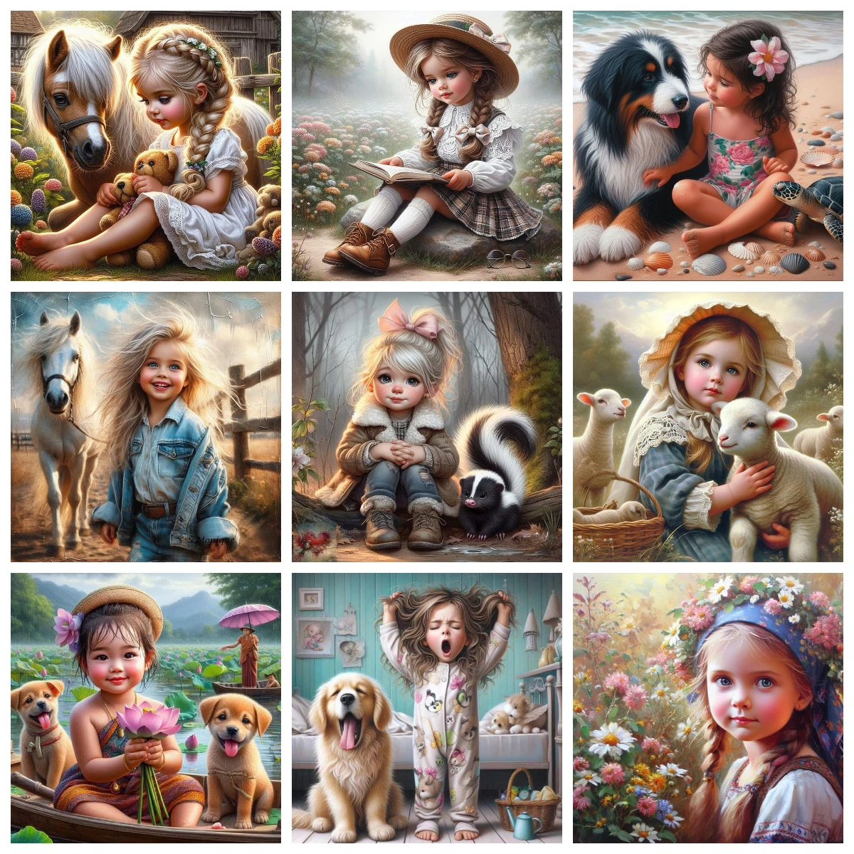 

Jigsaw Puzzles 500 Pieces for Adult Girl Horse Home Puzzle Stress Relief Entertainment Toys Landscape Puzzles Christmas Gift