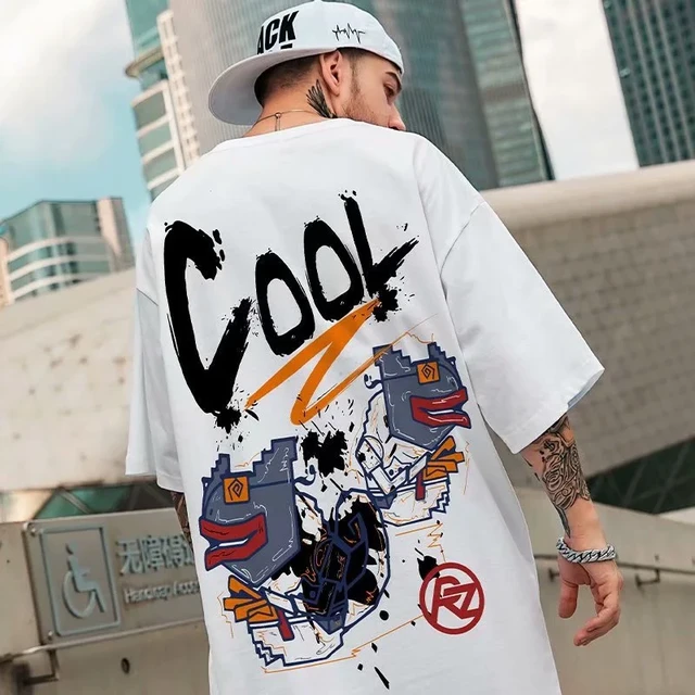 Summer Men s T shirts 2023 Cool Funny Graphic Print T Shirt Letter Retro Cool Design Streetwear Short Sleeve Tee Top Y2K Clothes AliExpress