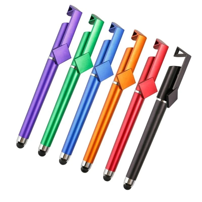 W89C 12pcs Multifunction Pen с держателем Penpoint Pen Thone для планшетного телефона