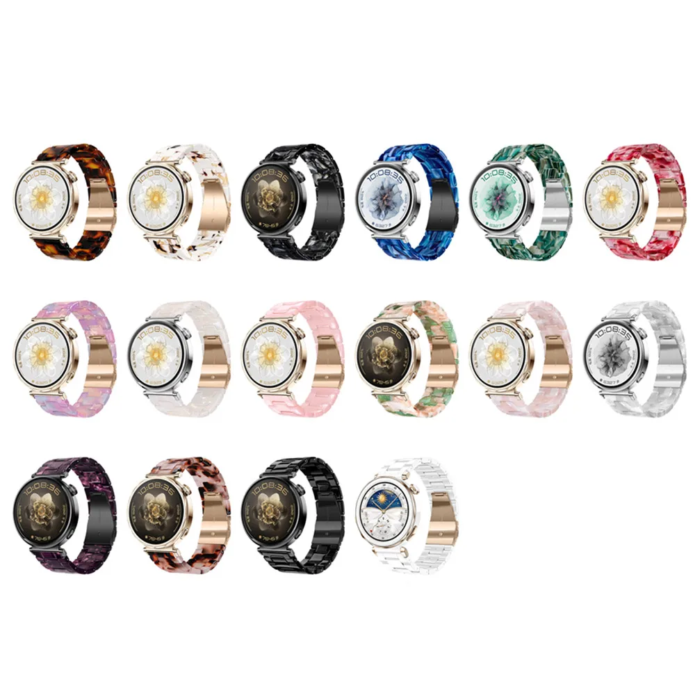 

Универсальный ремешок из смолы с тремя бусинами 18 мм, 20 мм, 22 мм для ремешка для часов Huawei Watch GT4 GT3 GT2