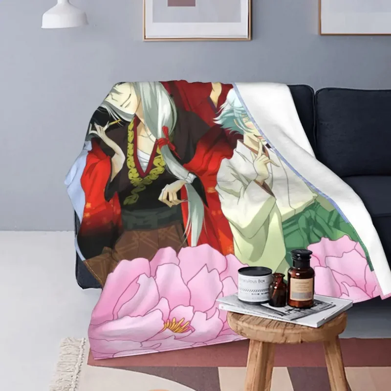 Kiss Anime Blankets Fleece Kamisama Hajimemashita Ultra-Soft Throw Blanket for Sofa Bedroom Quilt