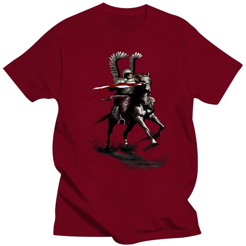Polish Winged Hussar Cavalry Men T-Shirt Short Casual oversized t shirt 2021 harajuku mens t shirts