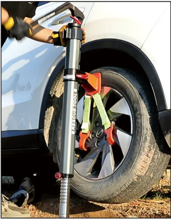 Wildfront New 2.5 Ton 5510LBS Metal Hydraulic Monkey Climbing Pole Jack for Trailers Trailer Hitch Jack