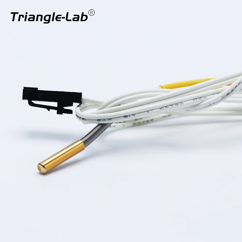 Trianglelab 104NT-4-R025H42G (hetzelfde 104GT-2) Thermistor 70CM Aangepaste stekker voor Prusa MK3 MK3S Hotend Gebruik direct