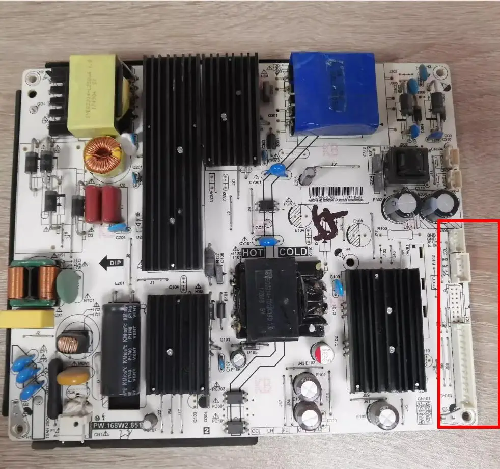 

PW.168W2.851 power board 49PUF7071/T3 price differences