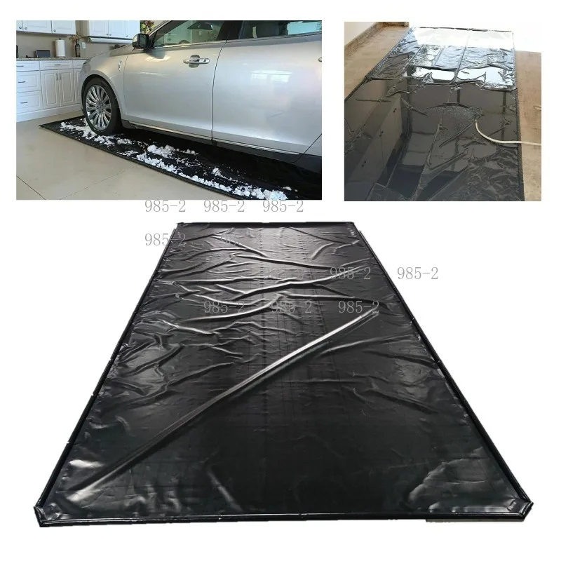 Durable Waterproof Car Wash Pad, Water Containment Garage Floor Mat for Garage Washing Use