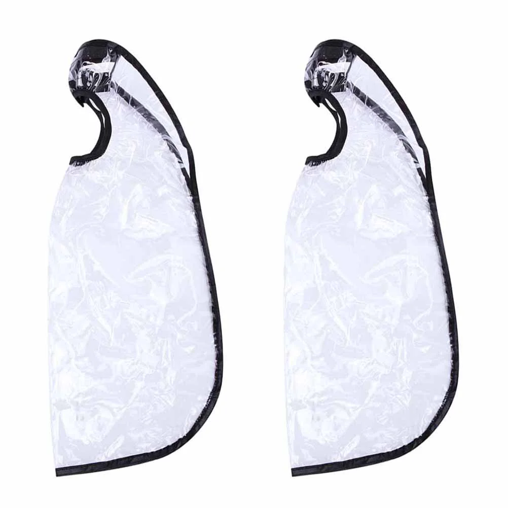 2 Pcs Elderly Shampoo Bib Hair Oil Treatment Capes Hairdressing Salon Tool Washing Funnel Stylist Apron for