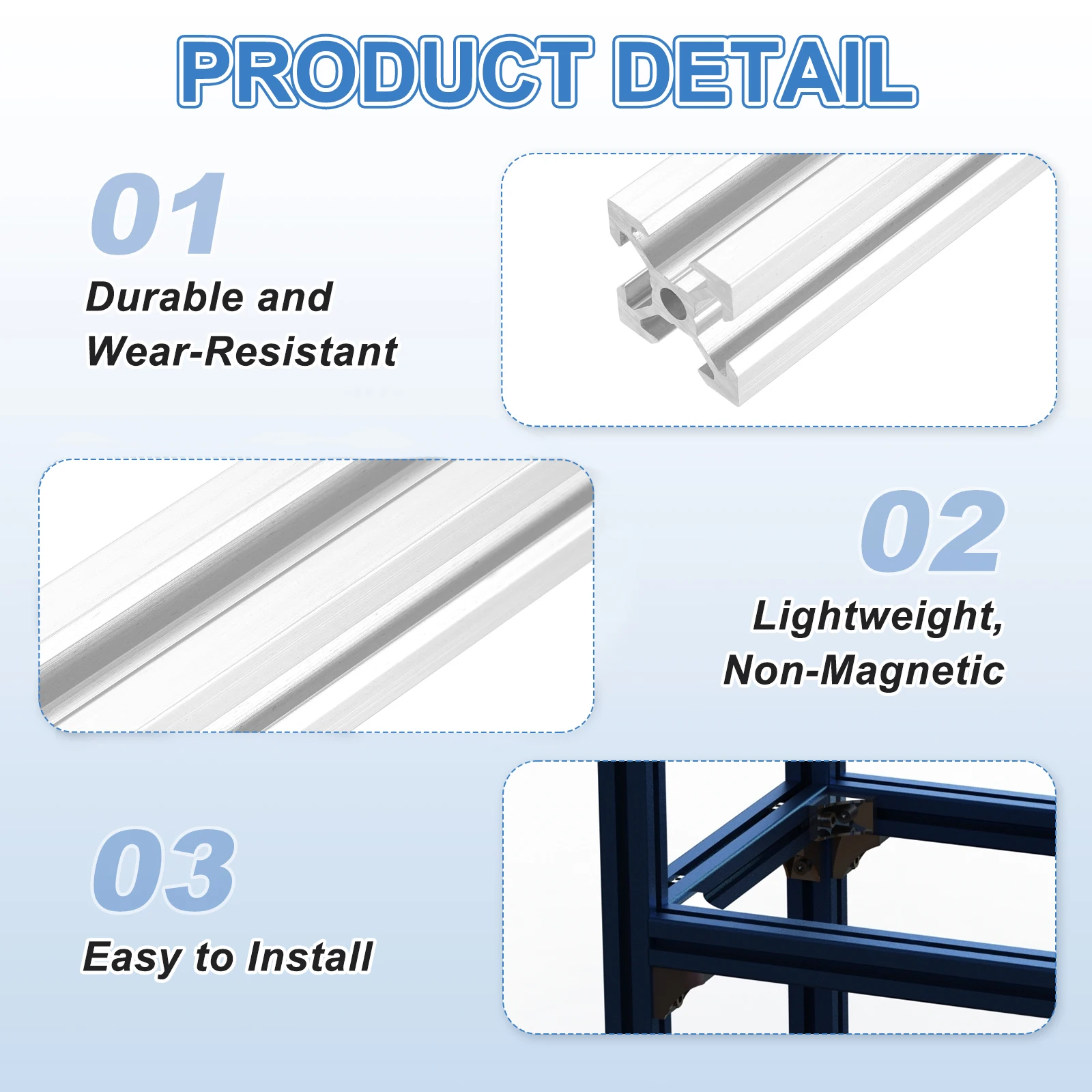 4 قطع من قضبان الألمنيوم المبث - مراجعة V Slot Aluminum Extrusion وسعره