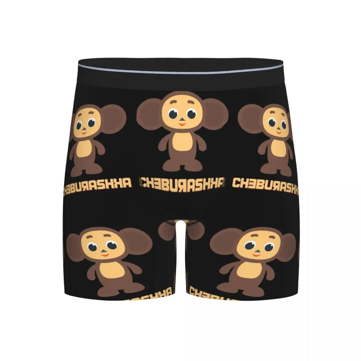 

Long Boxer Underpants Shorts Cheburashka Panties Men Ventilate Underwear for Homme Man Boyfriend Gifts