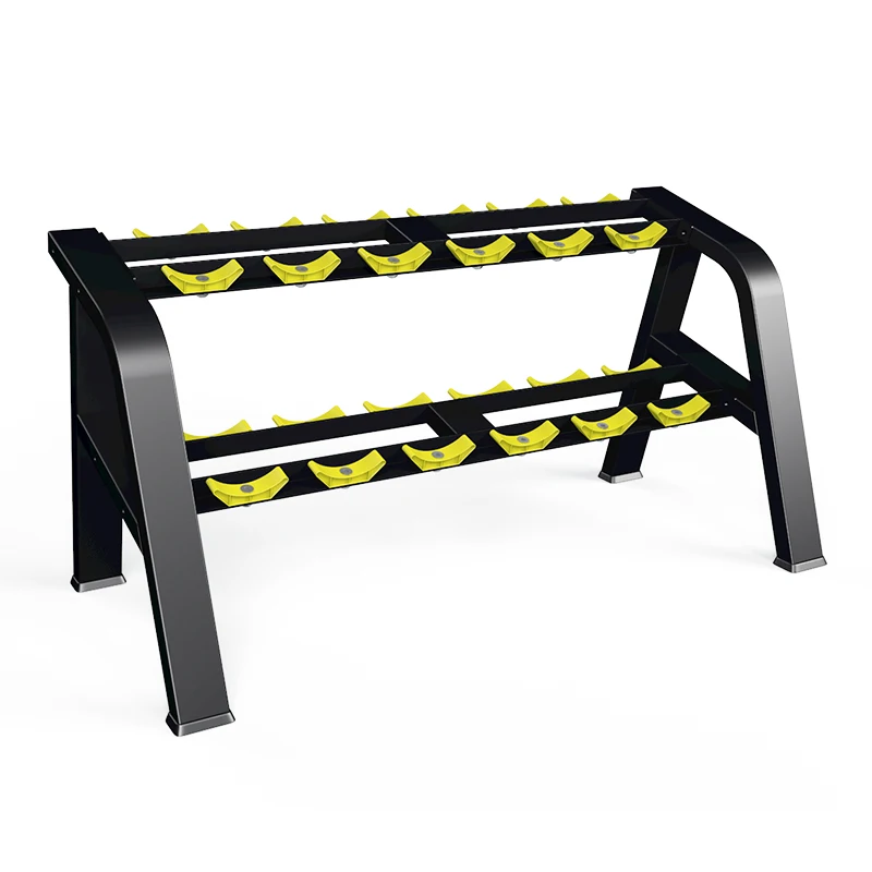 전문 덤벨 세트 및 랙 덤벨 보관 랙 피트니스 강도 훈련 체육관 장비 덤벨 랙