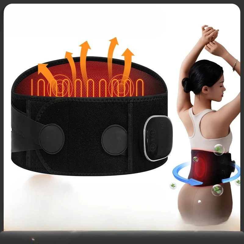 

Wireless Waist Massage Muscle Relaxation Support Belt Intelligent Warming Uterus Micro Electric Pulse Massage Device