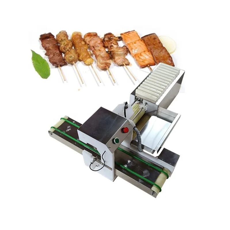 

Automatic Souvlaki Skewer Machine / Doner Kebab Wear String Machine / Doner Kebab Making Machine