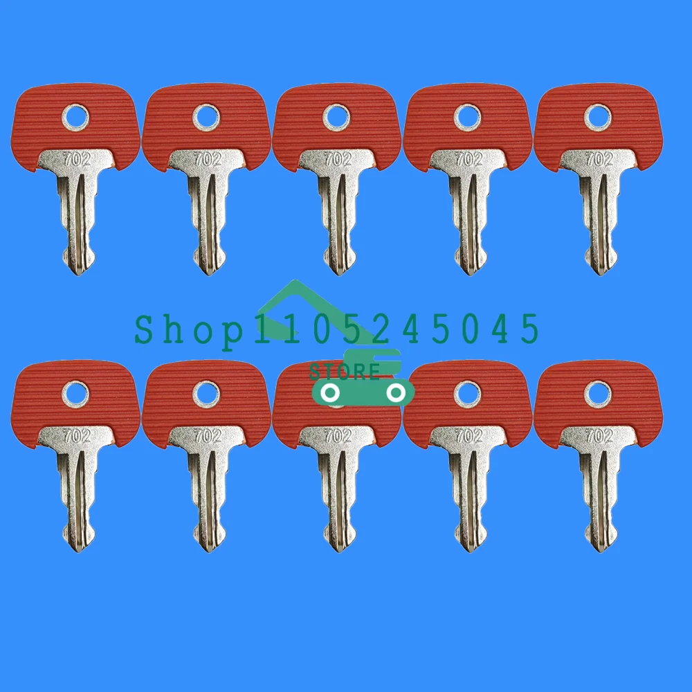 

10/5/1 шт. новые красные ключи зажигания 209068, ключ зажигания 702 Power Start, 26906870 для ручных и электрических гидравлических погрузчиков, высококачественные запчасти