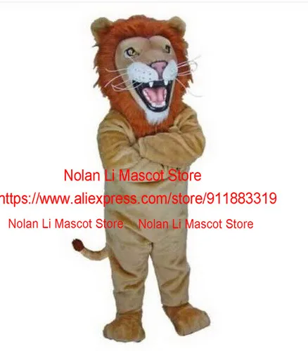 Hot Selling Lion Mascot Costume Cartoon Set Role-Playing Movie Props Adult Size Advertising Game Carnival Christmas Gift 384