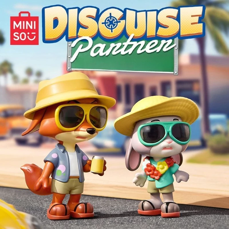 جديد MINISO Zootopia 2 تمويه شريك سلسلة صندوق أعمى تحصيل نموذج دمية أنيمي عمل أرقام اللعب الهدايا المد صندوق غامض