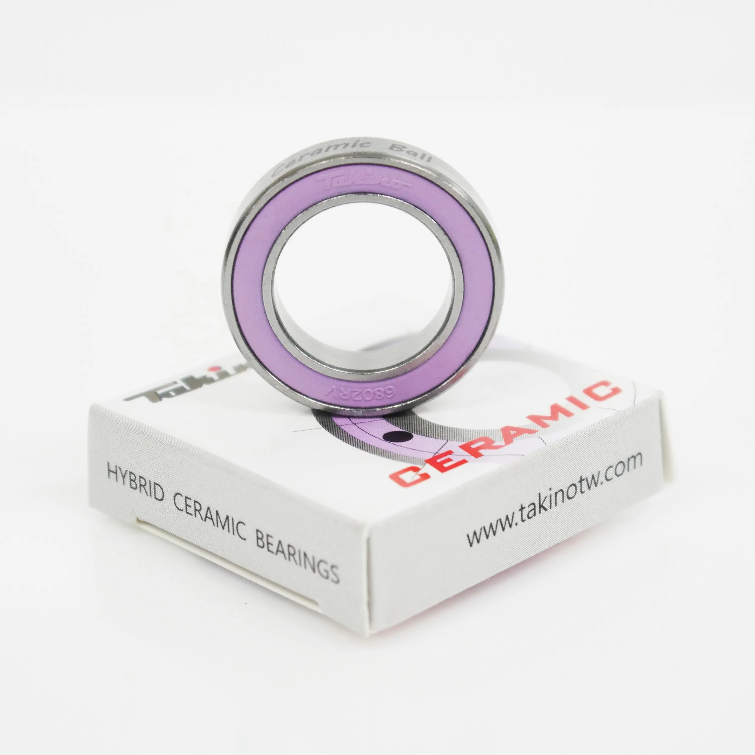 Takino 6802-2RV-N4 Bicycle Flower Drum Bearing 15 * 24 * 5mm Ceramic Ball Full Bead Bearing