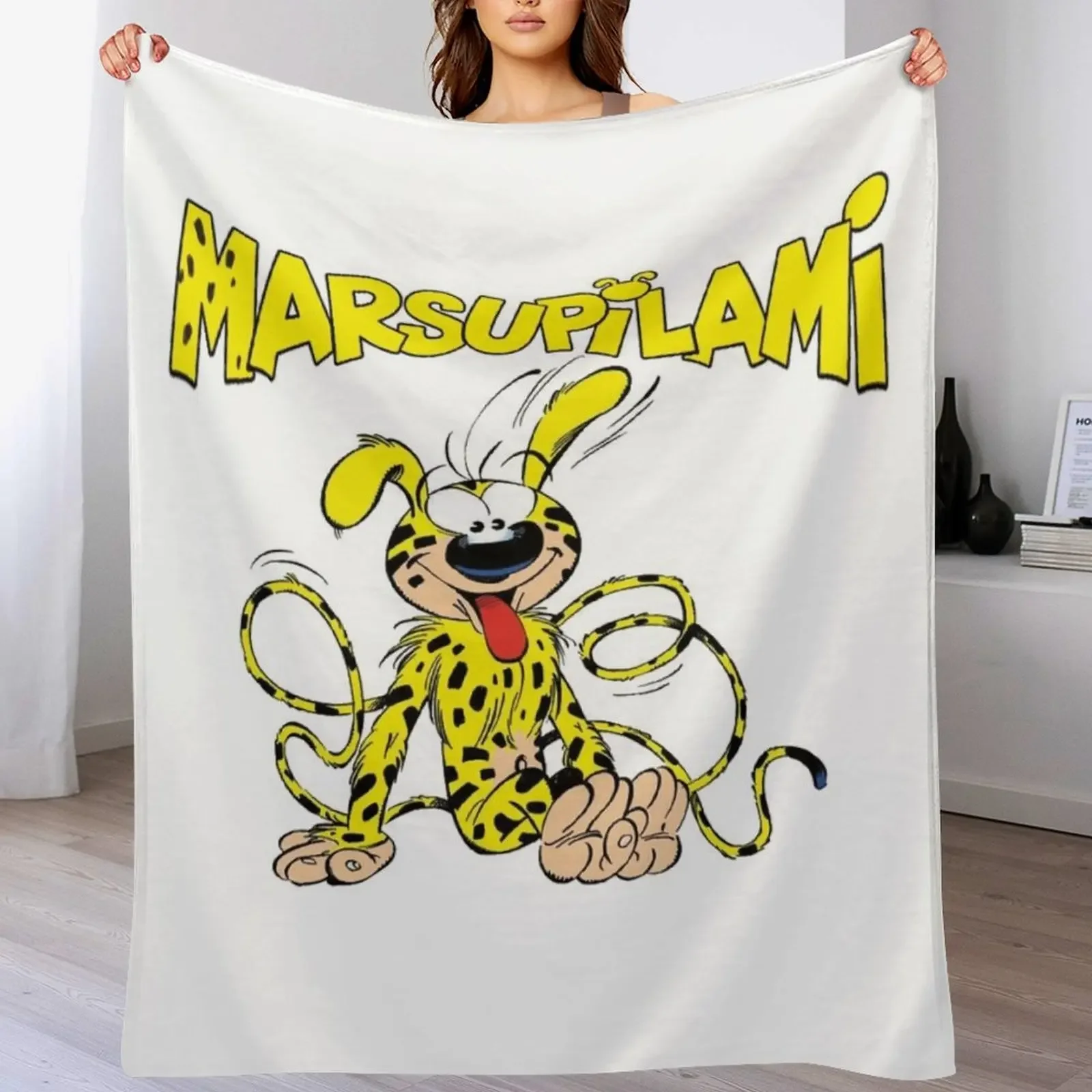

marsupilami hooba adventure Throw Blanket Blankets Sofas Of Decoration Nap Extra Large Throw Winter beds Blankets