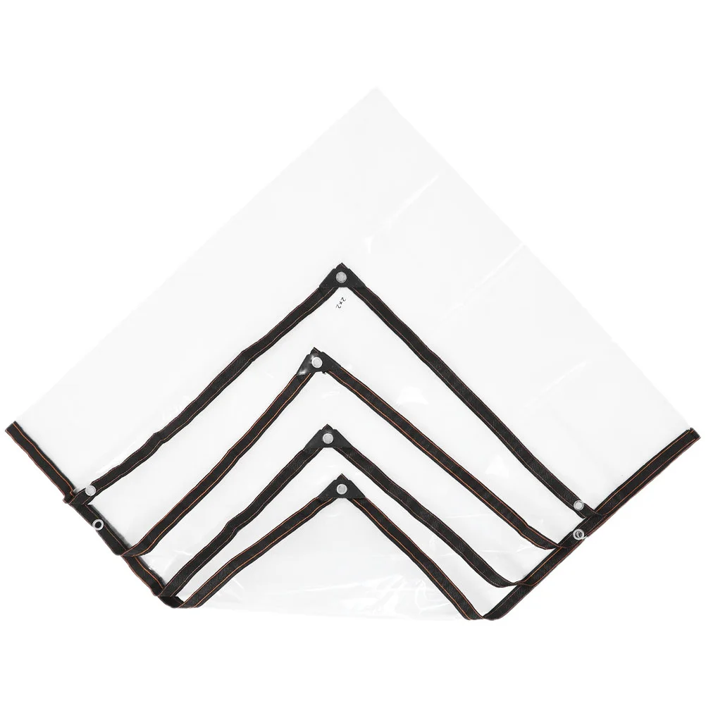 

Clear Thickened Tarp Waterproof Dust Rain Protection For Greenhouse Garden Awning Canopy Transparent Cover Heavy Duty Pvc