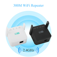 300M Repeater 2.4G Wireless WIFi Signal Extension Amplifier Booster External Antenna For US/EU/UK For Home and Small Office