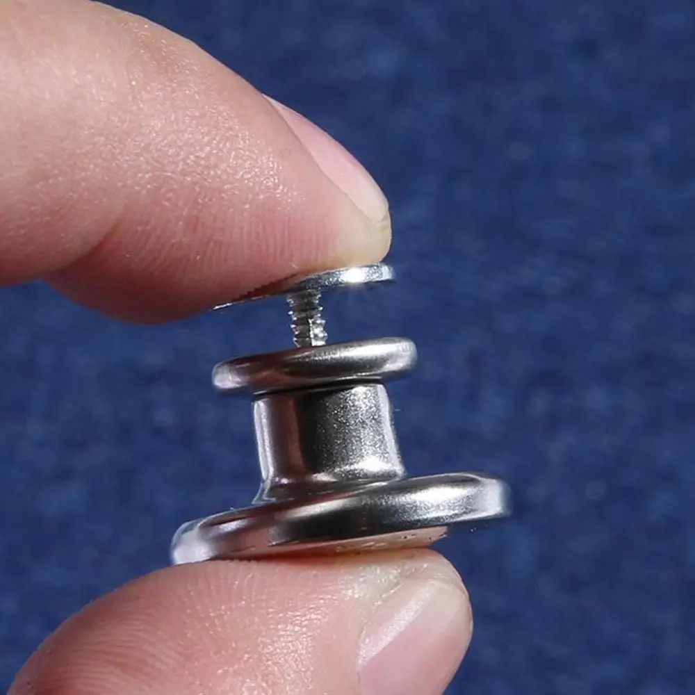 5pcs Portable Detachable Jeans Buttons Replacement Nail-Free Button Pants Pins Waist Adjust Repair Kit