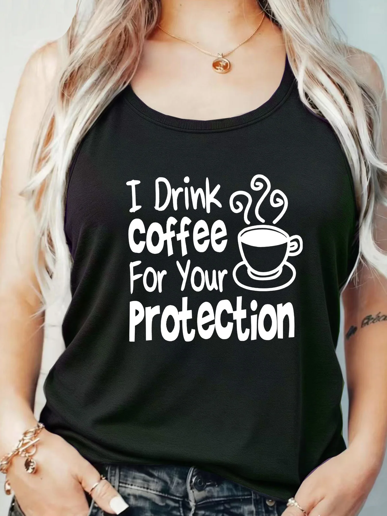 

Loose Fit Printed Pocket T-Shirt for Women with Ribbed Collar round Neck 1-8XL plus Size Comfortable Casual Vest