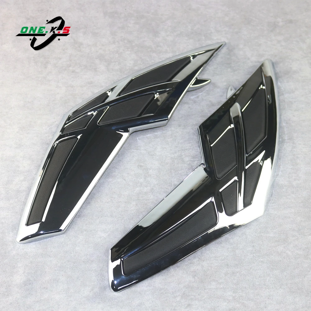 High Quality For Honda Goldwing GL1800 01~11 Gas Tank Door Cover Motorcycle Chrome Fairing ABS Plastic Chrome Decoration Parts