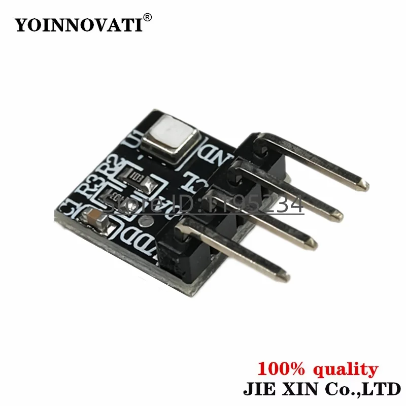 Temperature Humidity Sensor Module, AHT20 High Accuracy Digital I2C Sensor with Anti-Interference for Arduino