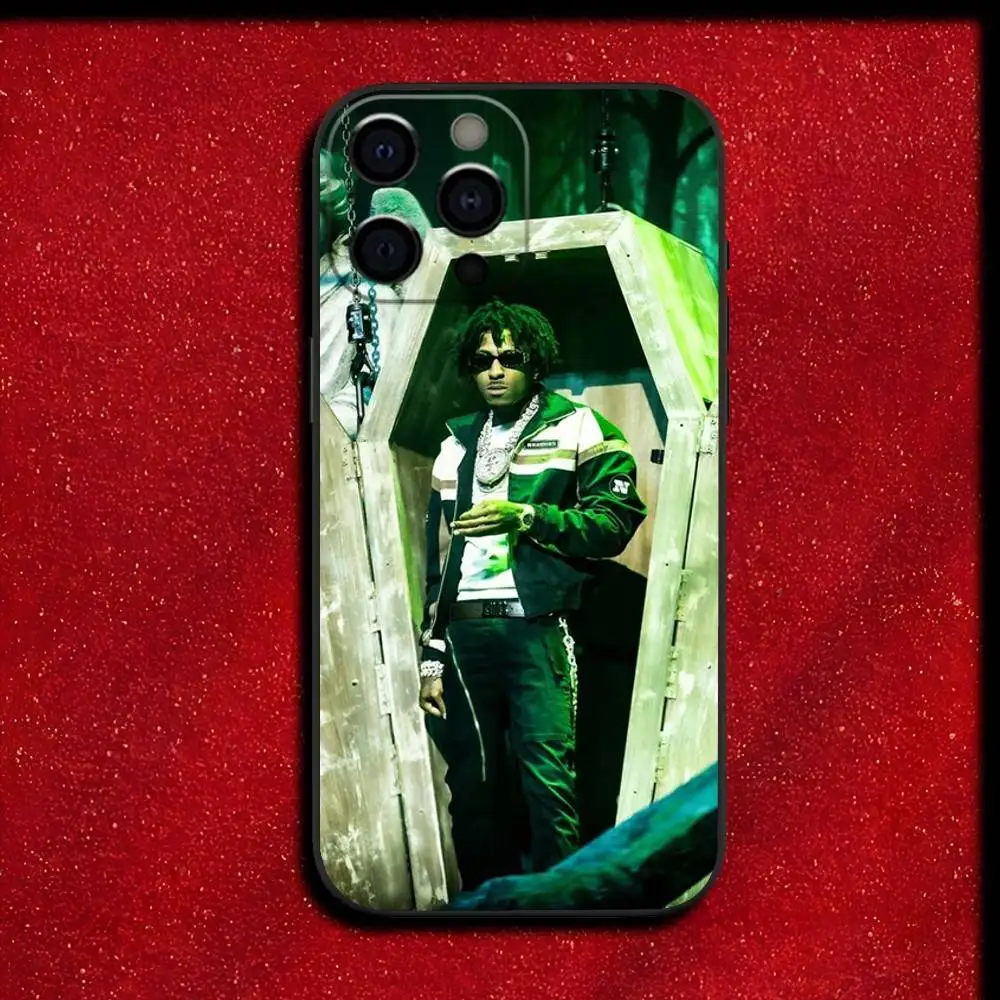 Funda de teléfono Rapper Y-YoungBoy Singer para iPhone 17,16,15,14,13,12,11,Pro,Max,Plus,E,SE4,Air,Mini cubierta negra