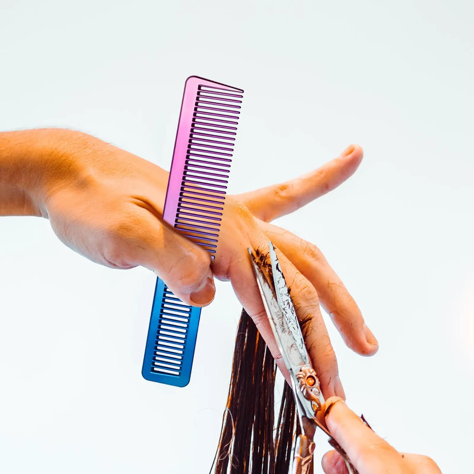 Heat Resistant Hair Cutting Comb Professional Barbershop Flat Top Comb Lightweight Hair Styling Tool for Hairdresser Salon