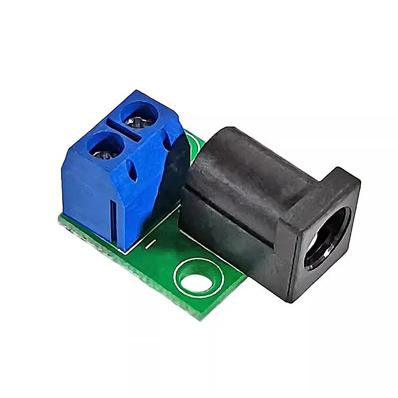 Connector Board for DC 5.52.1 /5.52.5 to 5.08 2P Blue Terminal,DIY