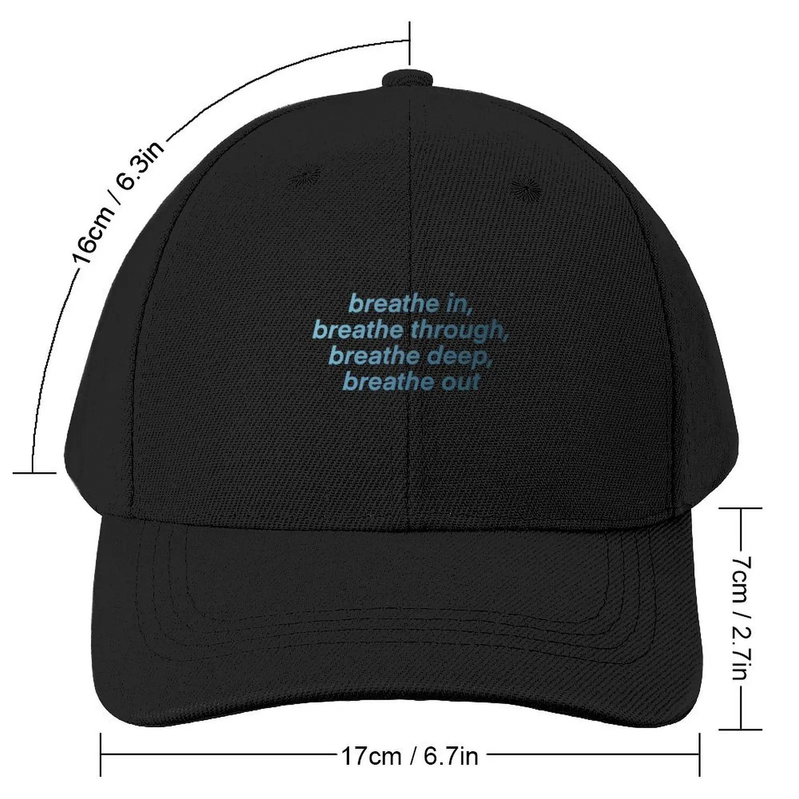 Breathe In Baseball Cap Golf Hat Beach Outing Beach Bag Golf Wear Men Women's