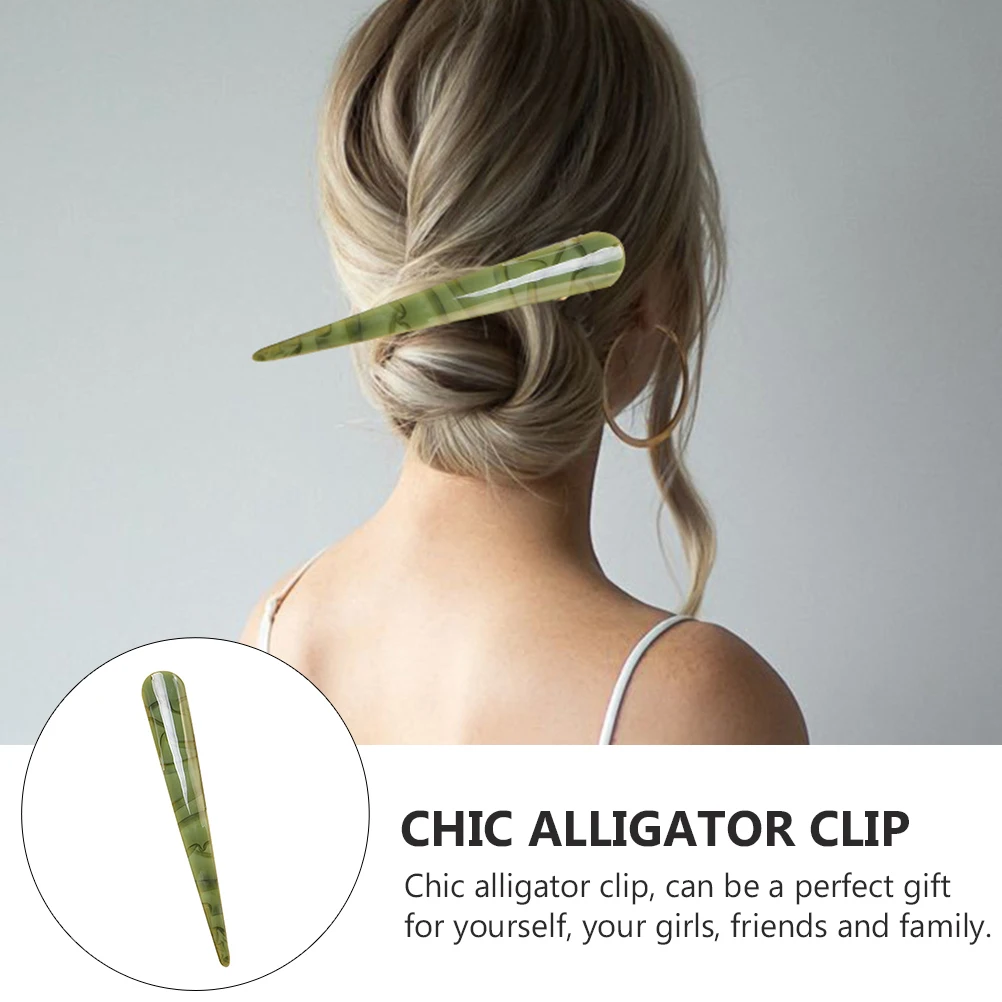 

1pc Retro Acetate Clips Vintage Alligator Clamps Fashion Hair Accessories for Women Women Headdress Styling Hair Tools