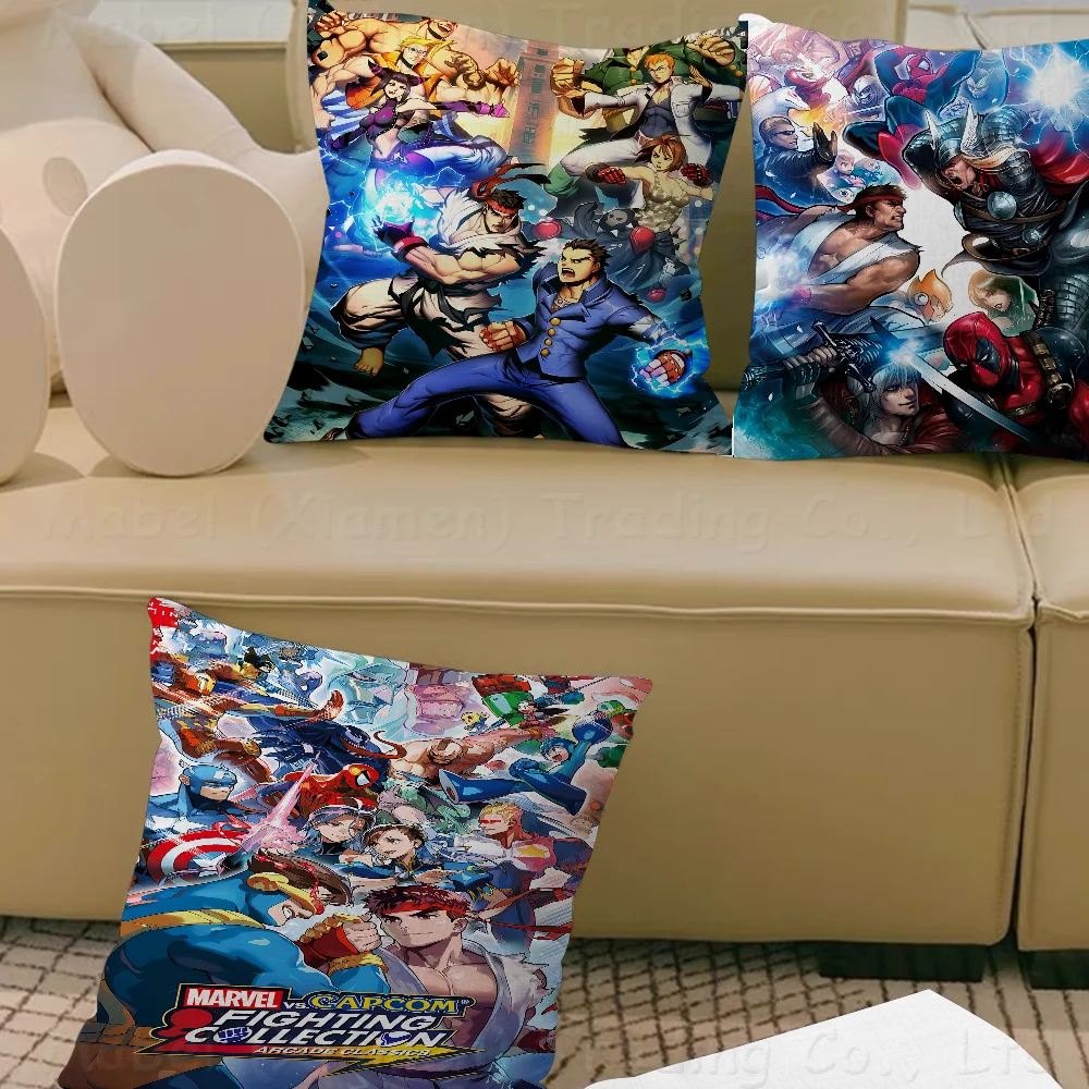 

Street FighterDecorative Room Aesthetics Pillow Case Home Decor Bedroom Sofa Bed Couch Pillow Cover 45x45