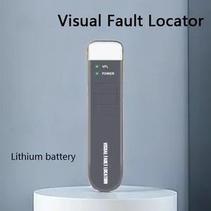 Free Shipping Failure Localizer GK-1-10-B VFL 10MW, fiber optic cable tester with Led Led Lithium battery 10 Main Sales Active Fiber Identifier - №8