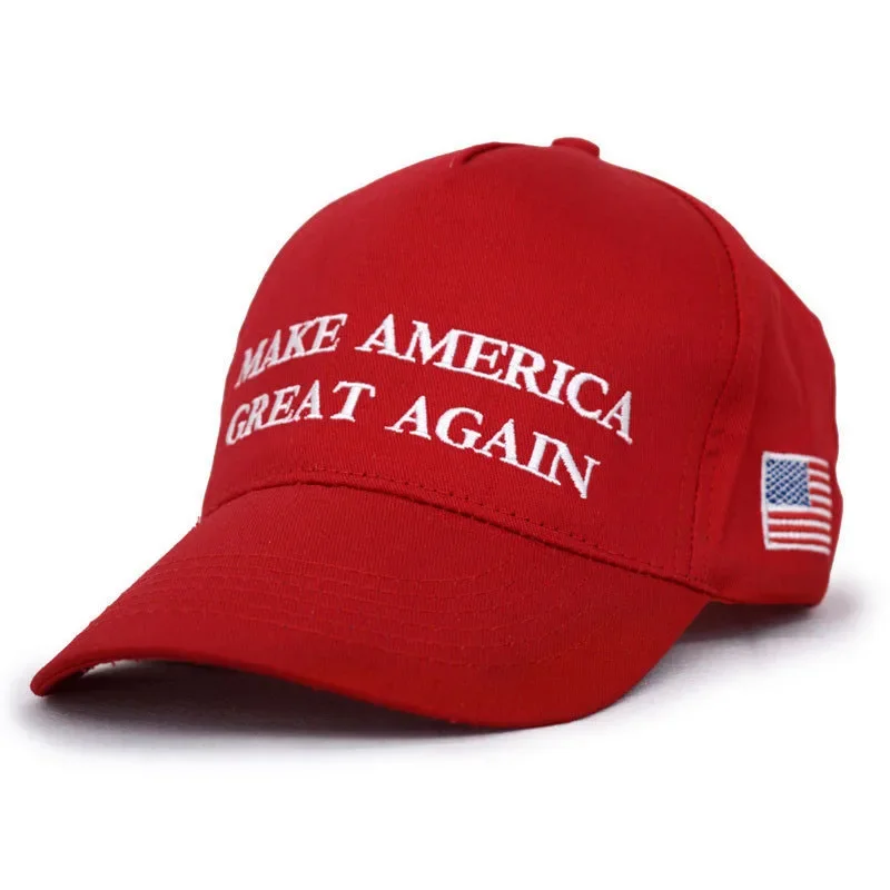 New Trump Merchandise MAGA American Trucker Hat Great Again Make America Great Again Slogan USA Flag adult Baseball Cap