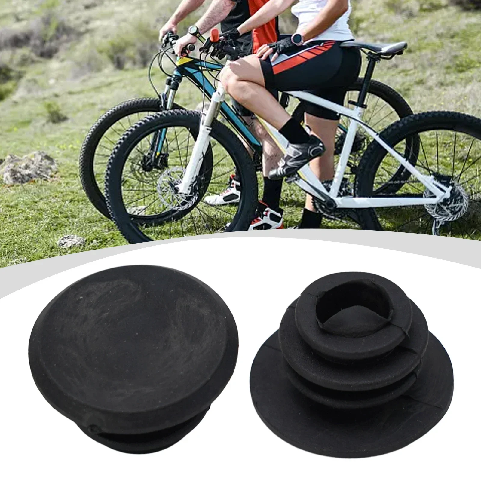 Bicycle Handlebar Plugs Bicycle Handlebar End Plug Plastic Mountain Road Bike Grips Cap Covers MTB Handle Grip Bar End Stoppers