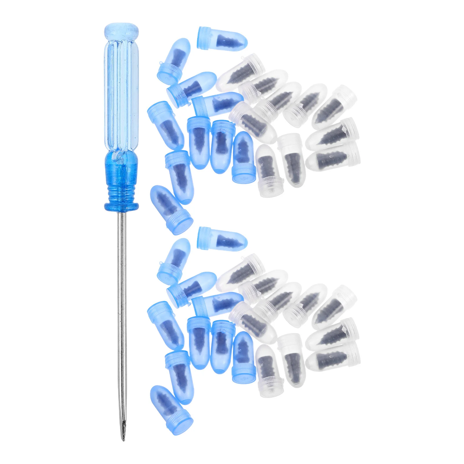 

1Set Auto Tire Repair Kit Rubber Screw Plugs for Quick Efficient Maintenance on The Go Tire Repair Nail Plugs Screws Kit