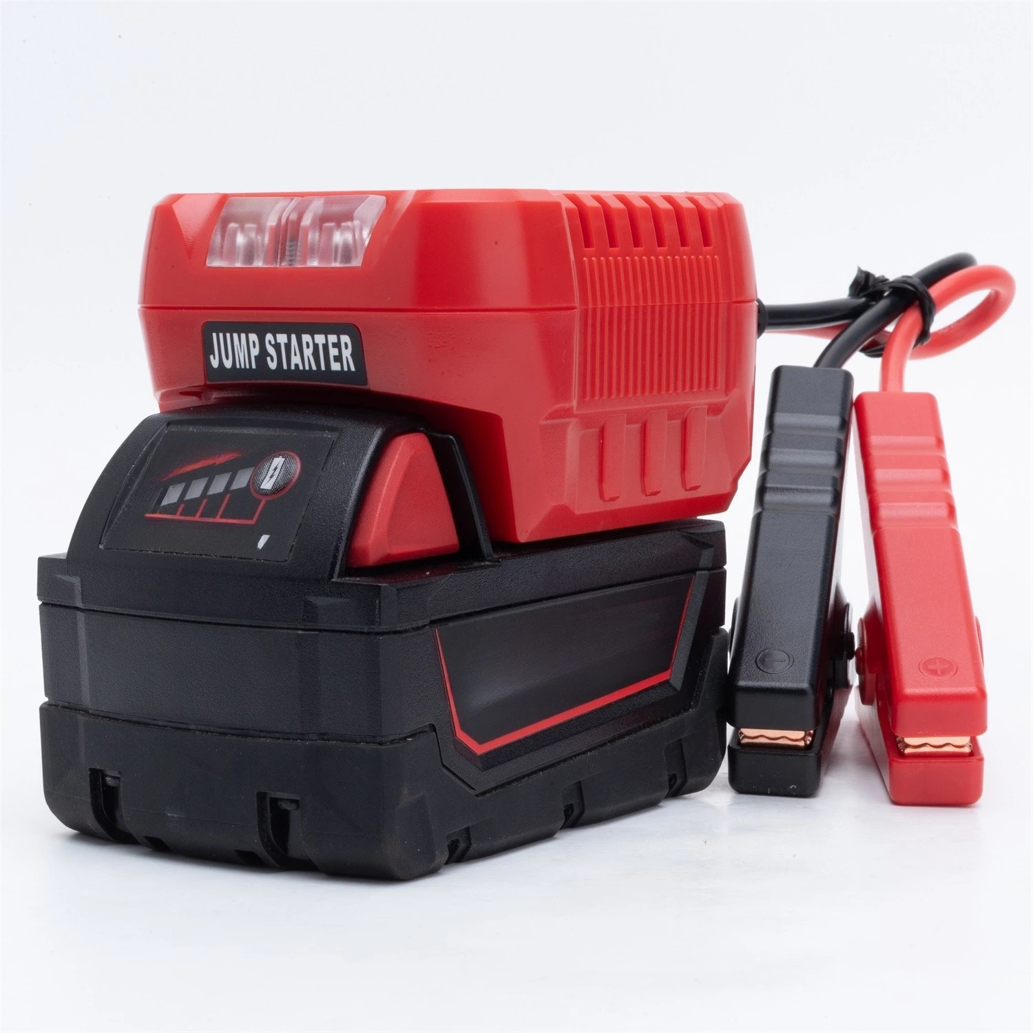 

Портативное пусковое устройство для литиевых аккумуляторов Dewalt/Bosch/Milwaukee/Makita 18В-20В, адаптер-конвертер