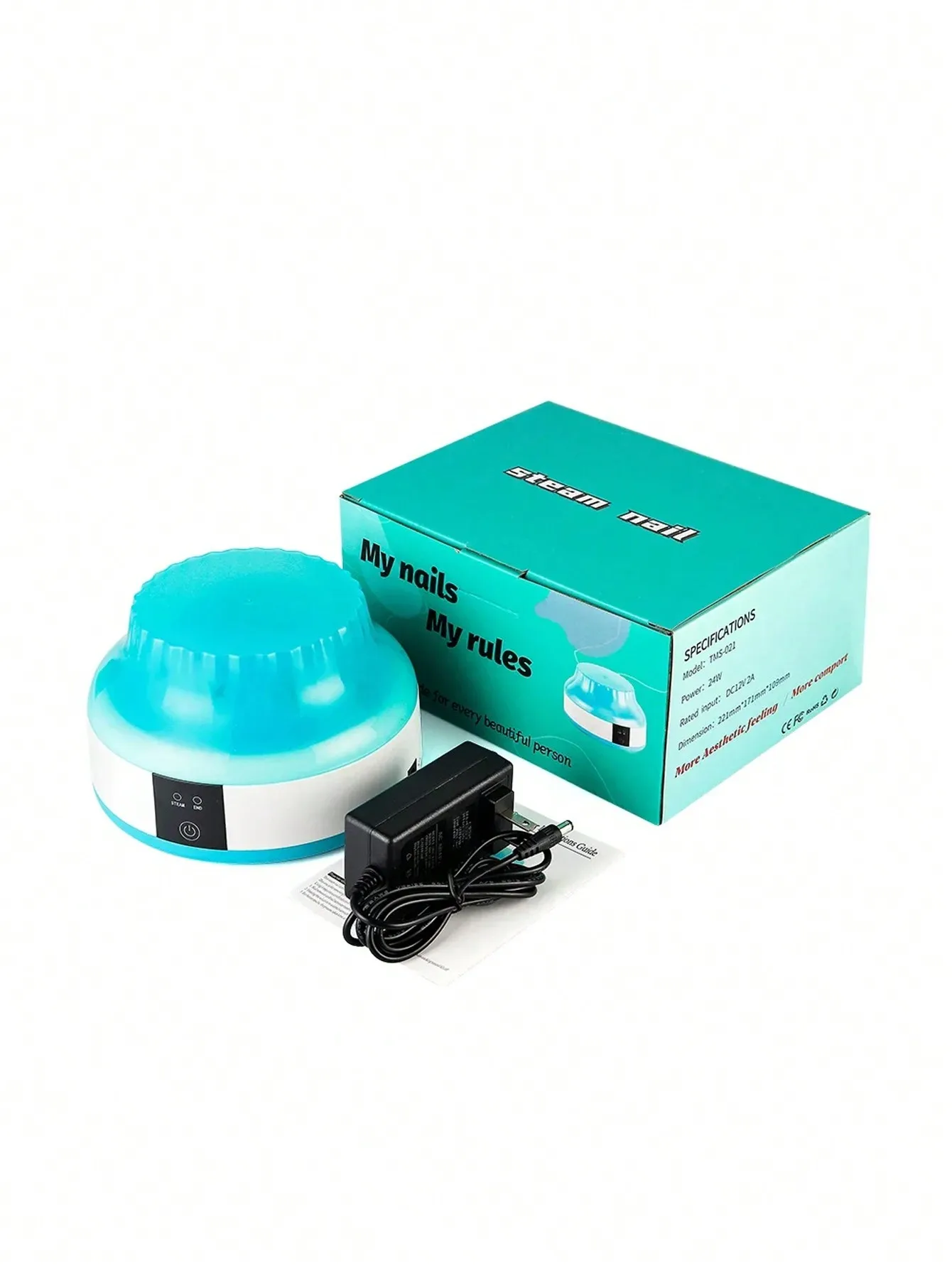 Stoom Nagellak Remover Machine Elektrische Nagellak Remover Tool Steam Off Gel Polish Gemakkelijk Snel Draagbare Nagelstoomboot Voor Ho