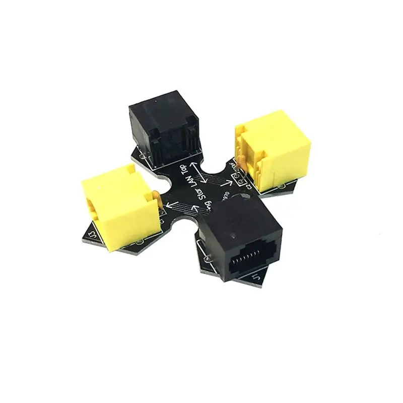 #(Upgraded)Throwing Star LAN Tap Network Packet Capture Module Replica Monitoring Ethernet Communication Passive Ethernet
