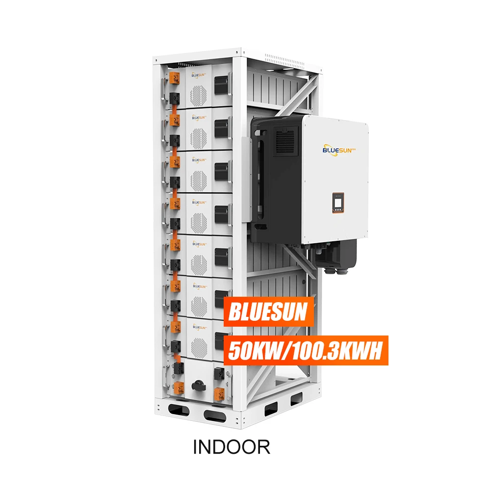 Blue Sun Solar Panels Solar System Off-Grid 50KW 100KWH Industrial and Commercial Solar System Complete