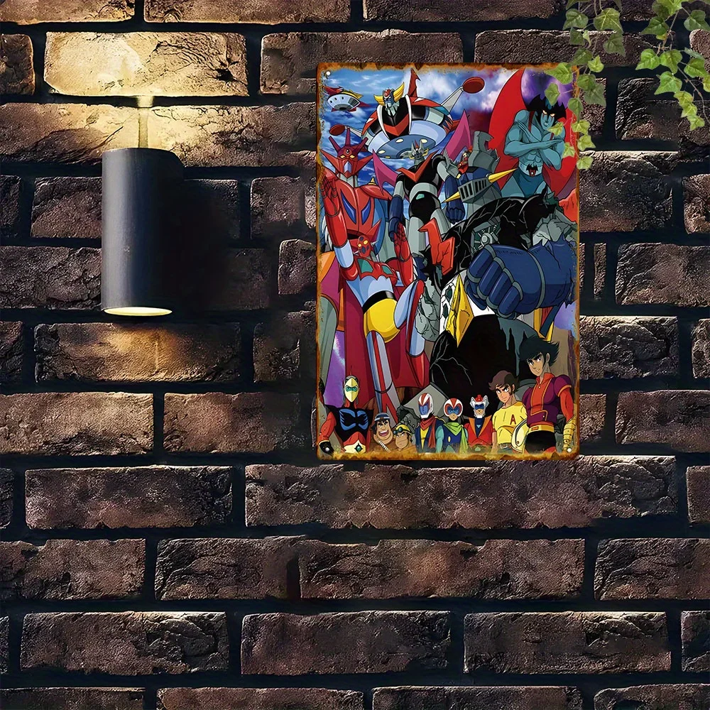 Vintage Metal Tin Sign with Retro Video Game Artwork - Waterproof & Dustproof, Featuring Mario, Peach Princess, Bowser, and Mor